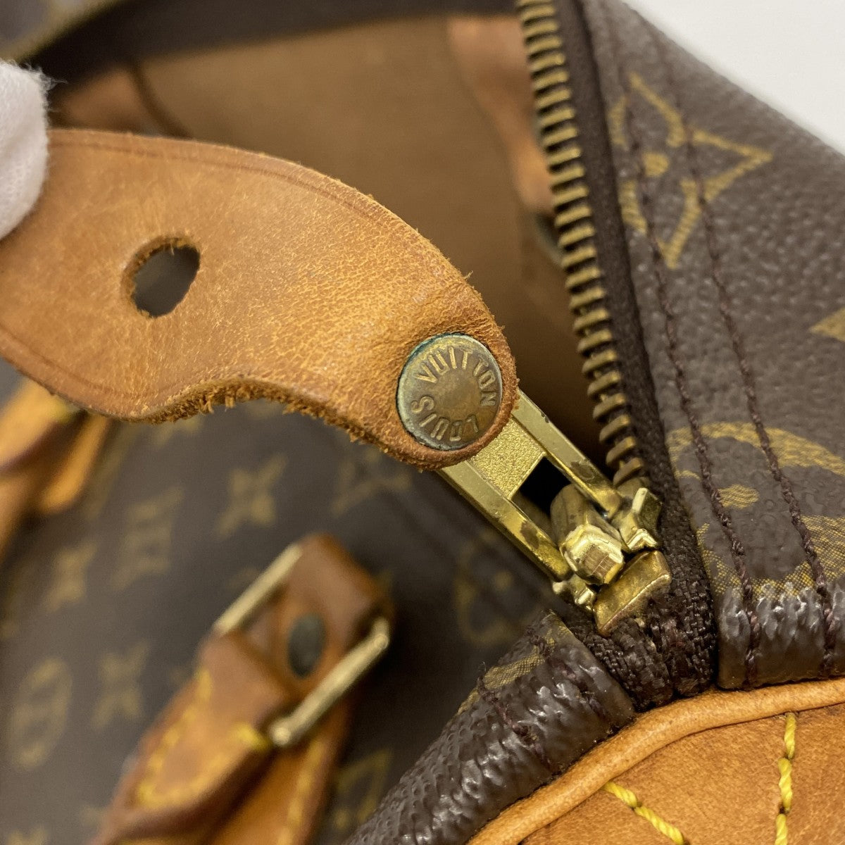 【6fe6826】ルイヴィトン ハンドバッグ モノグラム スピーディ35 M41107 ブラウン【中古】レディース