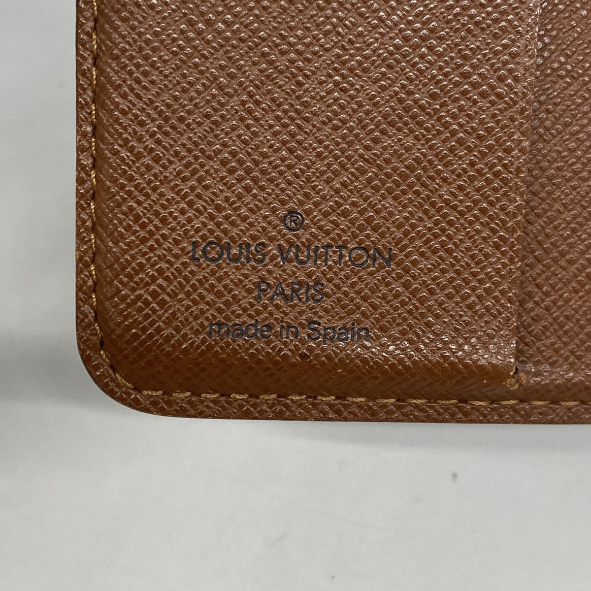 【6fe6832】ルイヴィトン 財布 モノグラム コンパクトジップ M61667 ブラウン【中古】レディース
