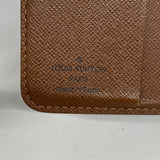 【6fe6832】ルイヴィトン 財布 モノグラム コンパクトジップ M61667 ブラウン【中古】レディース