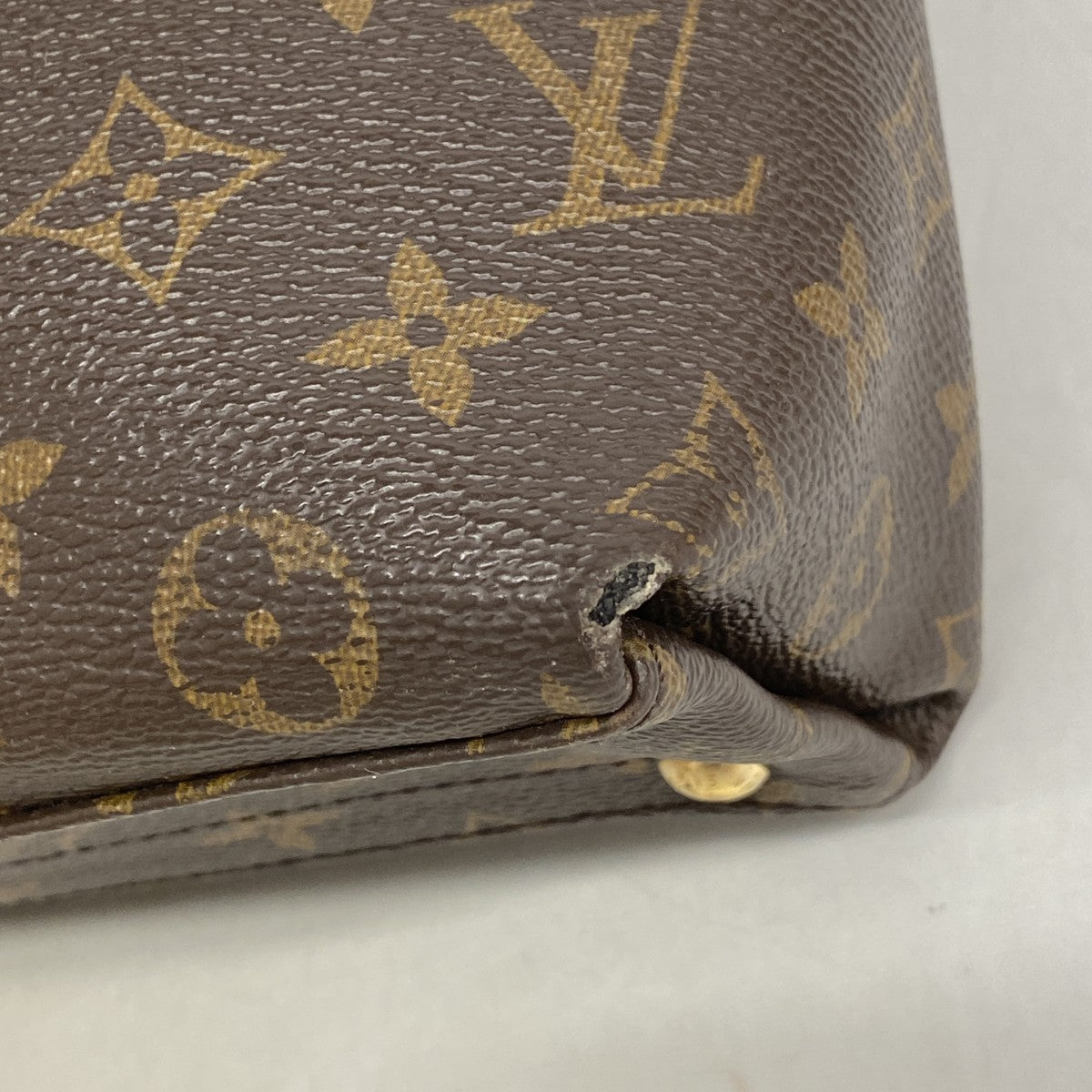 【6fe6862】ルイヴィトン ハンドバッグ モノグラム VトートBB M43967 ローズプードル 2wayバッグ【中古】レディース