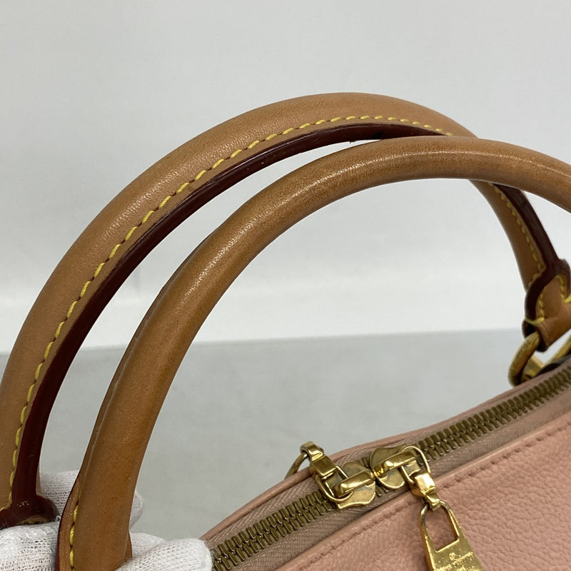 【6fe6862】ルイヴィトン ハンドバッグ モノグラム VトートBB M43967 ローズプードル 2wayバッグ【中古】レディース