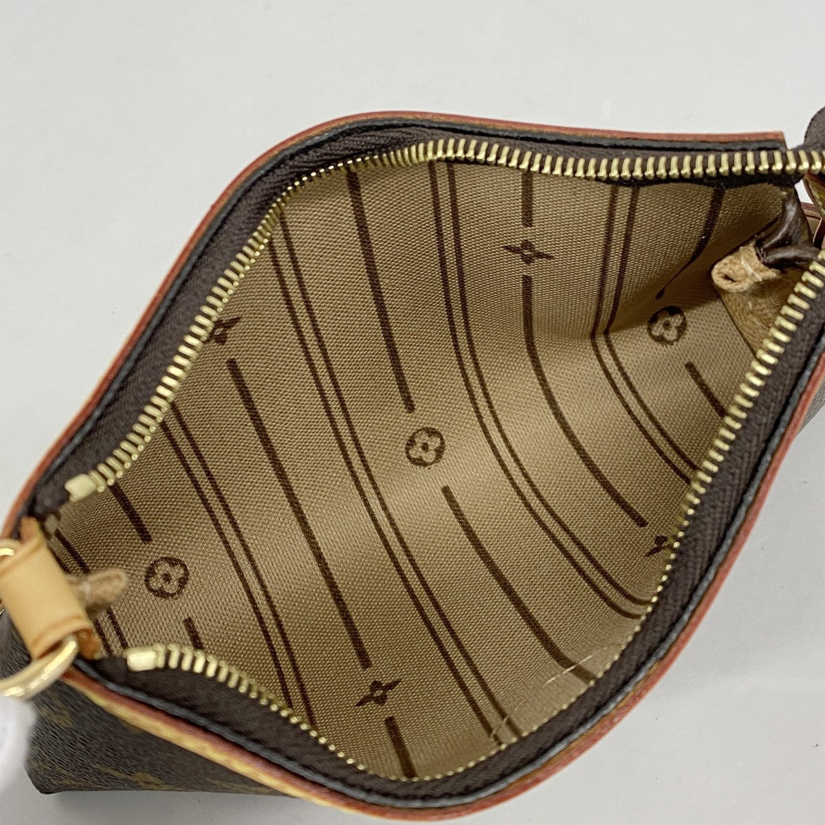 【6fe6876】ルイヴィトン ポーチ モノグラム ミニポシェットディライトフル M40309 ブラウン【中古】レディース