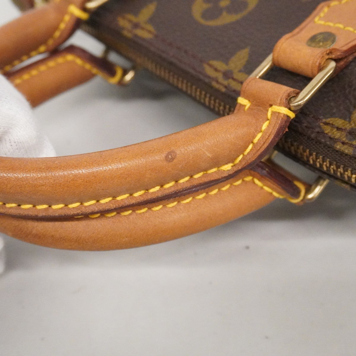 【6fe6892】ルイヴィトン ハンドバッグ モノグラム ミニスピーディ M41534 ブラウン【中古】レディース