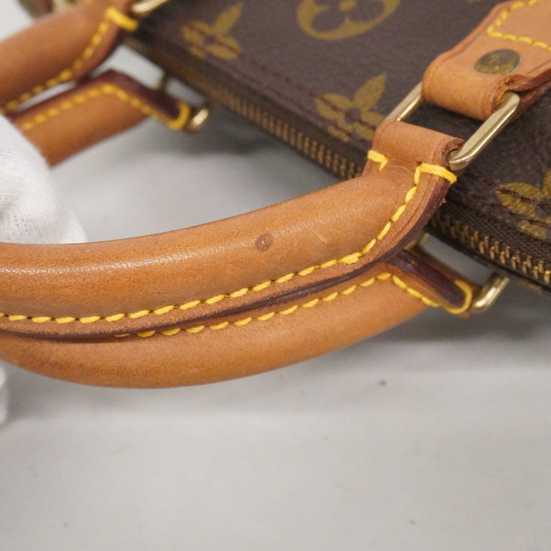 【6fe6892】ルイヴィトン ハンドバッグ モノグラム ミニスピーディ M41534 ブラウン【中古】レディース