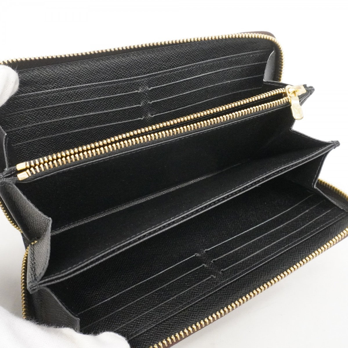 【6fe6901】ルイヴィトン 長財布 モノグラム・ジャイアントリバース ジッピーウォレット M69353 ブラウン【中古】レディース