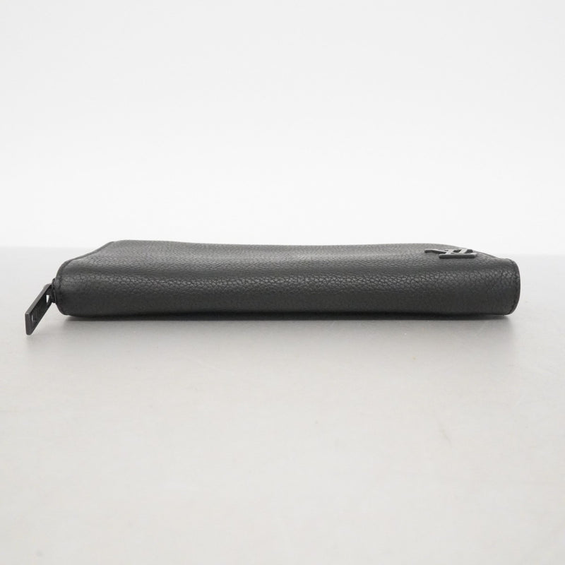 【6fe6902】ルイヴィトン 長財布 アエログラム ジッピーウォレットホリゾンタル M25959 ブラック【中古】メンズ