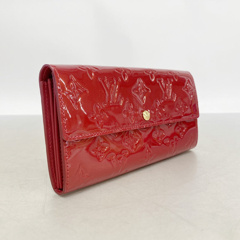 【6fe6909】ルイヴィトン 長財布 ヴェルニ ポルトフォイユサラ M93530 ポムダムール【中古】レディース