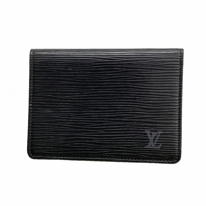 【6fe6910】ルイヴィトン カードケース エピ ポルト2カルトヴェルティカル M63202 ノワール【中古】メンズ レディース ユニセックス