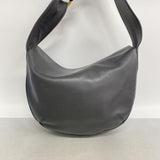【6fe6912】カルティエ ショルダーバッグ トリニティ レザー ブラック ゴールド/シルバー金具【中古】レディース