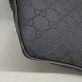 【6fe6913】グッチ ショルダーバッグ GGナイロン 449183 ナイロン ブラック シルバー金具【中古】メンズ レディース ユニセックス