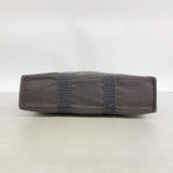 【6fe6915】エルメス トートバッグ エールラインMM キャンバス グレー シルバー金具【中古】メンズ レディース ユニセックス