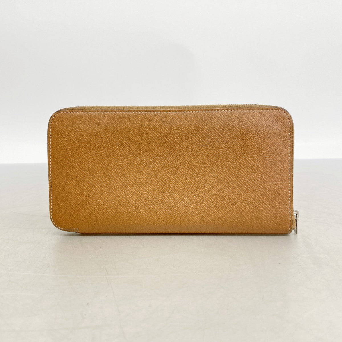 【6fe6916】エルメス 長財布 アザップロングシルクイン ヴォーエプソン ゴールド シルバー金具 □R刻印【中古】メンズ レディース ユニセックス