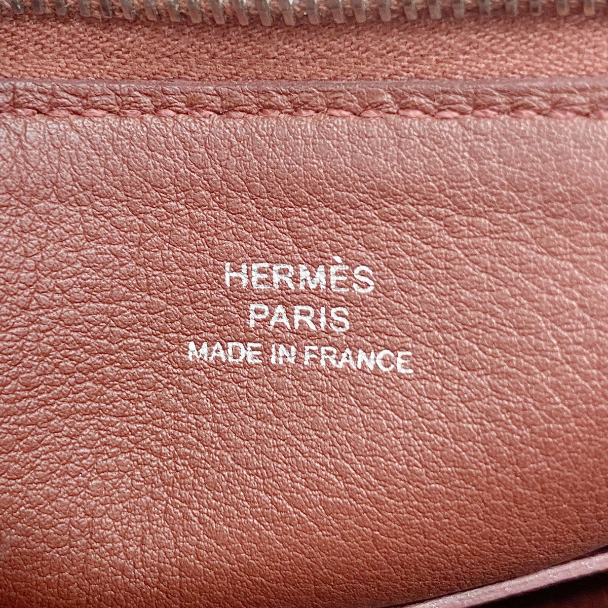 【6fe6918】エルメス ポーチ カレポケット スイフト ジョーヌアンブル シルバー金具 D刻印【中古】レディース