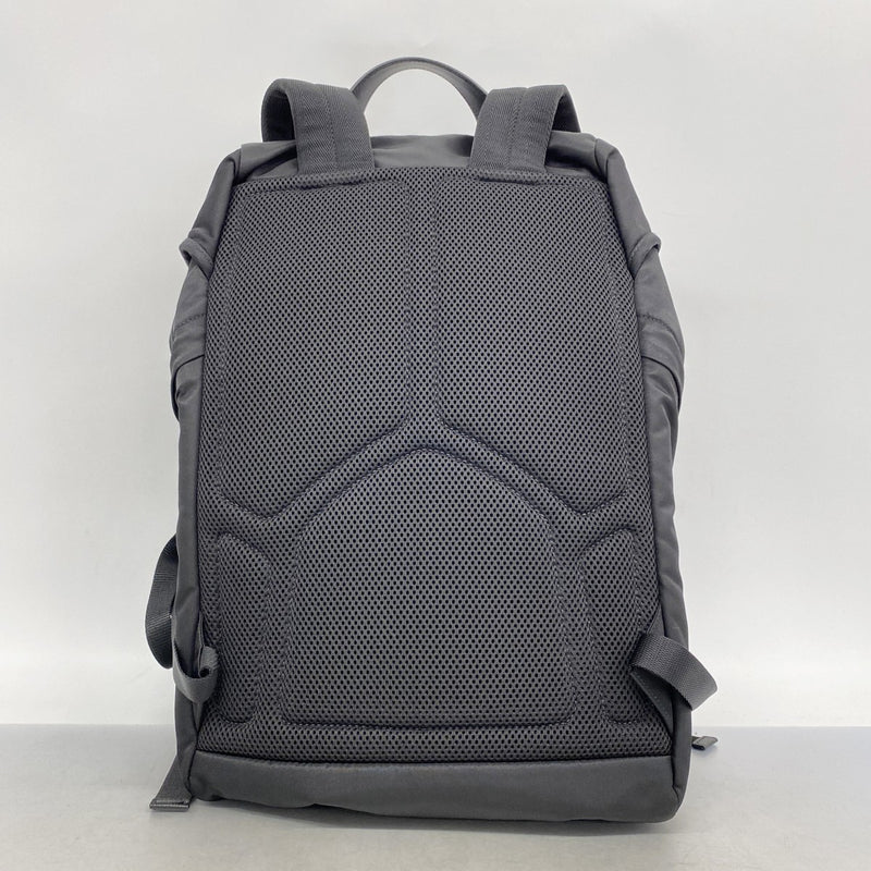 【6fe6925-k】プラダ リュック・デイパック テスート ナイロン ブラック シルバー金具【中古】メンズ