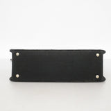 【6fe6928-k】シャネル ショルダーバッグ マトラッセ チェーンショルダー コットン ブラック シルバー金具【中古】レディース