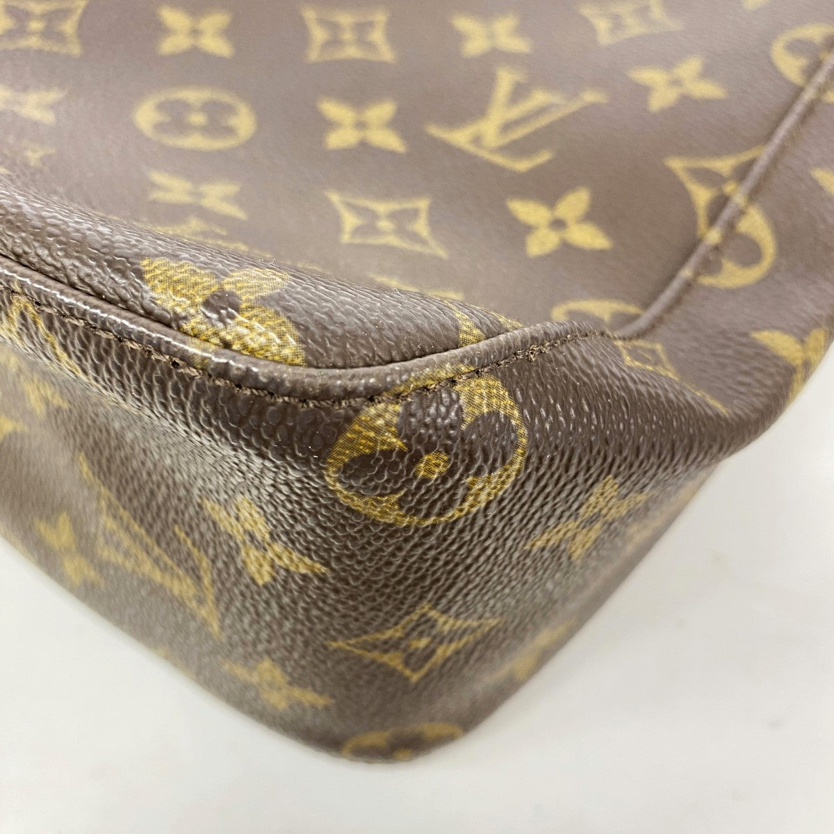 【6fe6942】ルイヴィトン ショルダーバッグ モノグラム ルーピングMM M51146 ブラウン【中古】レディース