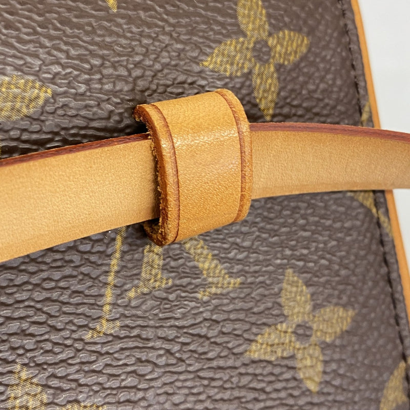 【6fe6947】ルイヴィトン ウエストバッグ モノグラム ポシェットフロランティーヌ M51855 ブラウン【中古】レディース
