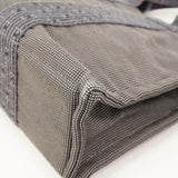 【6fe6948-k】エルメス ハンドバッグ エールラインPM キャンバス グレー シルバー金具【中古】メンズ レディース ユニセックス