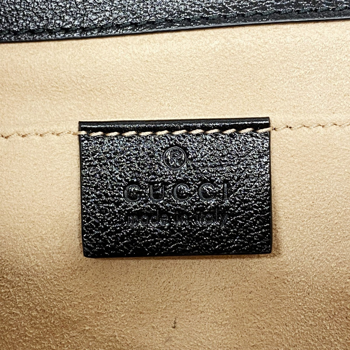 【6fe6958-k】グッチ ショルダーバッグ ラジャ 570145 レザー ブラック ゴールド金具【中古】レディース