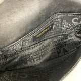 【6fe6960-k】シャネル ショルダーバッグ チョコバー チェーンショルダー ラムスキン ブラック ゴールド金具【中古】レディース