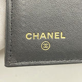 【6fe6962-k】シャネル 三つ折り財布 シャネル19 ラムスキン グレー ゴールド金具【中古】レディース