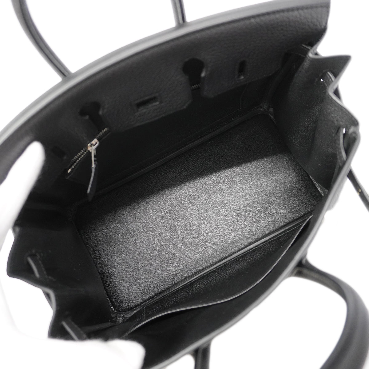 【6fe6969-g】エルメス ハンドバッグ バーキン25 トゴ ブラック シルバー金具 G刻印【中古】レディース