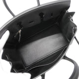 【6fe6969-g】エルメス ハンドバッグ バーキン25 トゴ ブラック シルバー金具 G刻印【中古】レディース