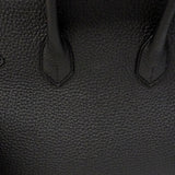 【6fe6969-g】エルメス ハンドバッグ バーキン25 トゴ ブラック シルバー金具 G刻印【中古】レディース