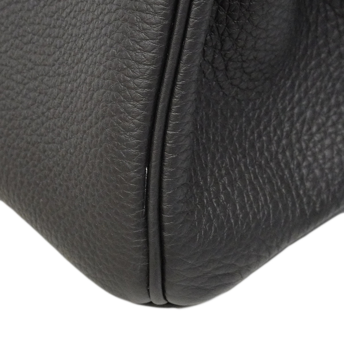【6fe6969-g】エルメス ハンドバッグ バーキン25 トゴ ブラック シルバー金具 G刻印【中古】レディース