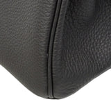 【6fe6969-g】エルメス ハンドバッグ バーキン25 トゴ ブラック シルバー金具 G刻印【中古】レディース