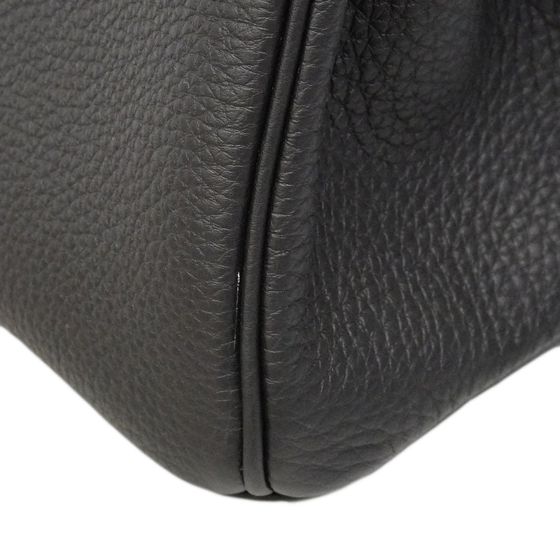 【6fe6969-g】エルメス ハンドバッグ バーキン25 トゴ ブラック シルバー金具 G刻印【中古】レディース