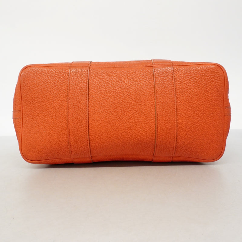 【6fe6973】エルメス トートバッグ ガーデンパーティPM ネゴンダ サンギーヌ シルバー金具 □P刻印【中古】レディース