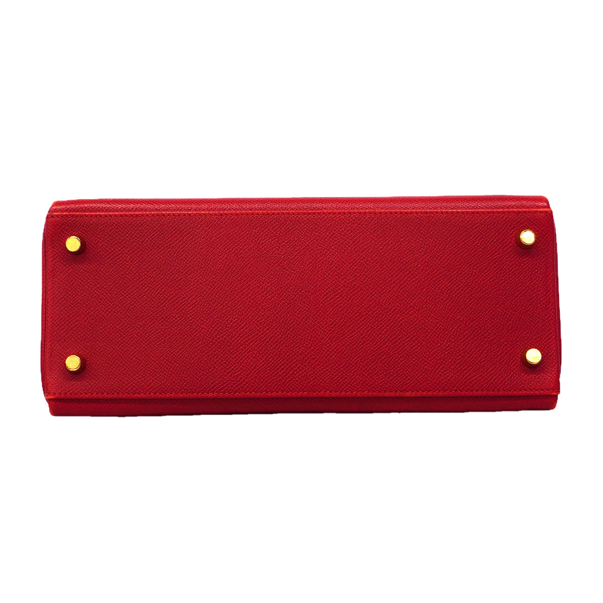 【6fe7006】エルメス ハンドバッグ ケリー28 クシュベル ルージュヴィフ ゴールド金具 □A刻印 2wayバッグ【中古】レディース