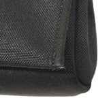 【6ga0003】エルメス ショルダーバッグ エールバッグジップミニ トワルオフィシエ ブラック ゴールド金具 K刻印【中古】レディース