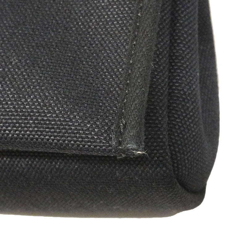 【6ga0003】エルメス ショルダーバッグ エールバッグジップミニ トワルオフィシエ ブラック ゴールド金具 K刻印【中古】レディース