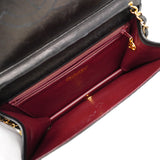 【6ga0009】シャネル ショルダーバッグ マトラッセ チェーンショルダー ラムスキン ブラック ゴールド金具【中古】レディース
