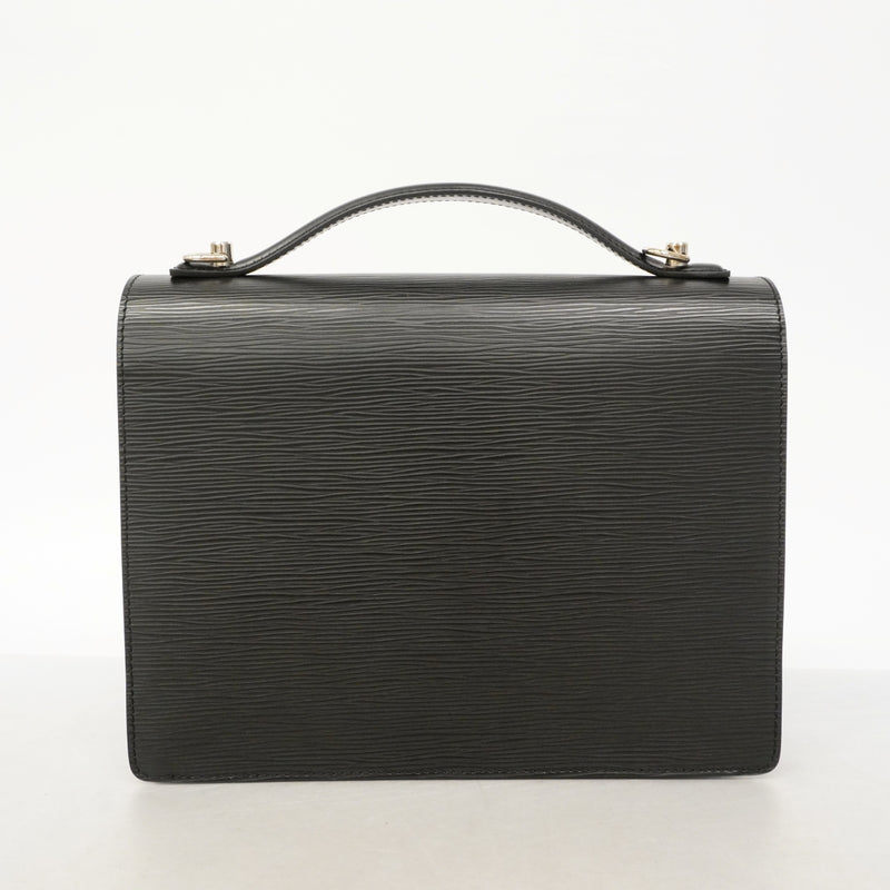 【6ga0017】ルイヴィトン ハンドバッグ エピ モンソー 28 M52792 ノワール 2wayバッグ【中古】レディース