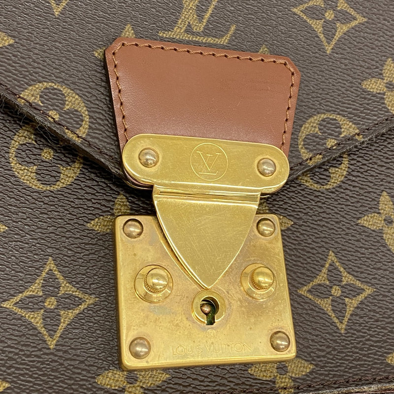 【6ga0019】ルイヴィトン ハンドバッグ モノグラム モンソー26 M51187 ブラウン 2wayバッグ【中古】レディース