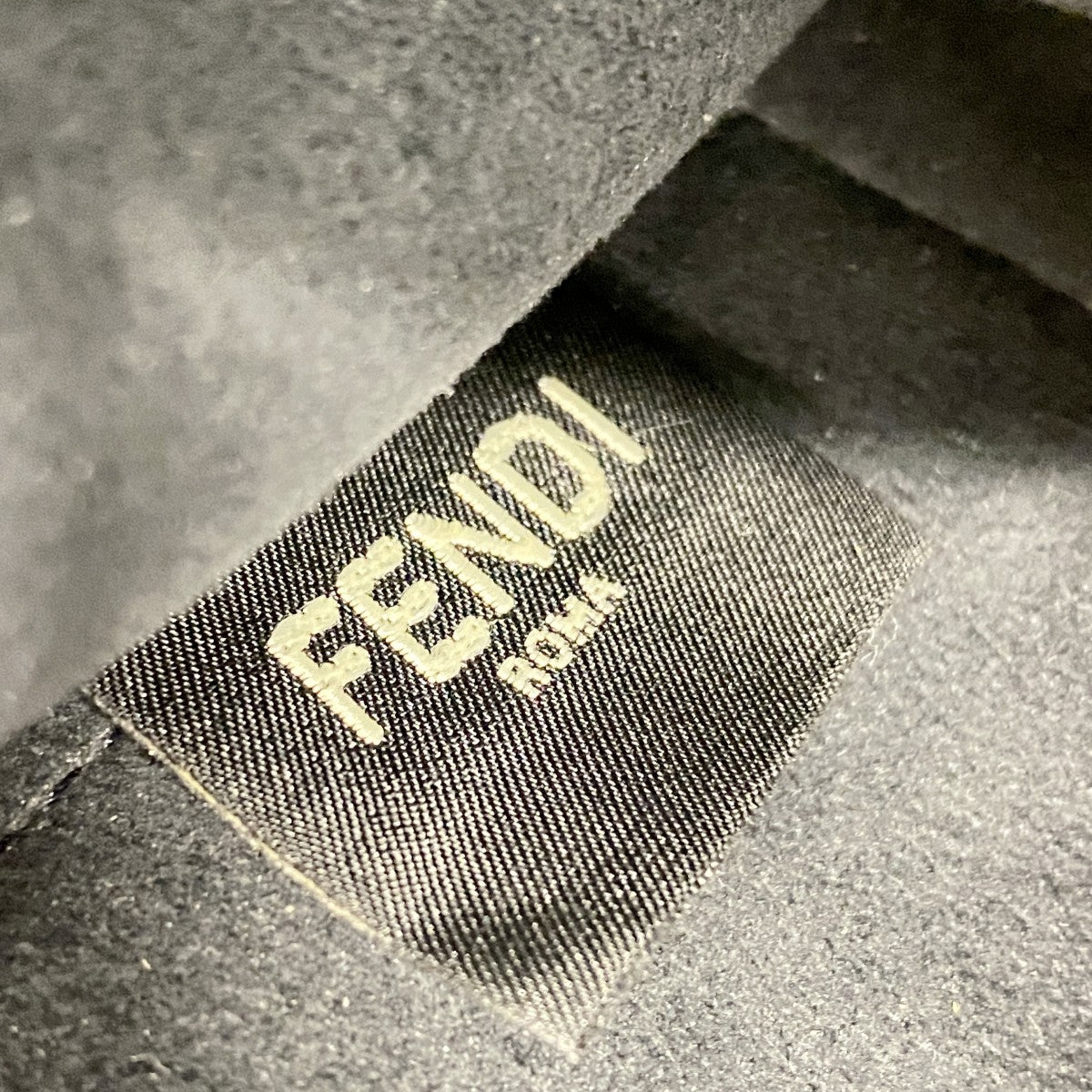 【6ga0044】フェンディ ショルダーバッグ ダブルバケット レザー デニム ブルー ブラウン シルバー金具【中古】レディース