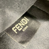 【6ga0044】フェンディ ショルダーバッグ ダブルバケット レザー デニム ブルー ブラウン シルバー金具【中古】レディース