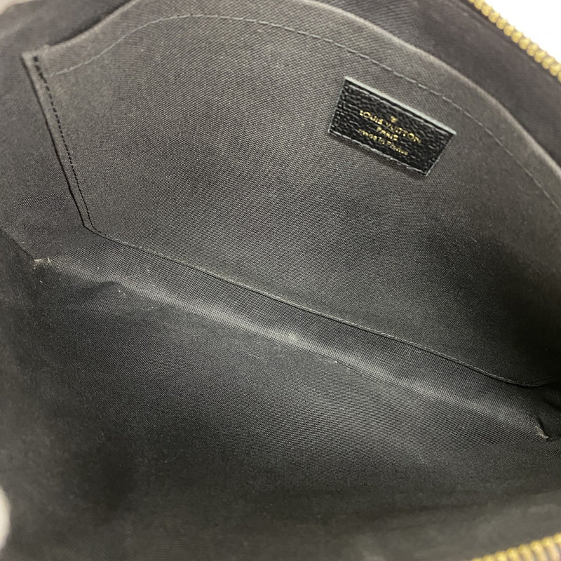 【6ga0048-k】ルイヴィトン クラッチバッグ モノグラム・アンプラント デイリーポーチ M62937 ノワール【中古】レディース