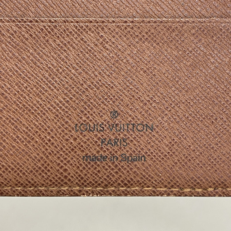 【6ga0050-k】ルイヴィトン 札入れ モノグラム ポルトビエ10カルトクレディ M60883 ブラウン【中古】メンズ