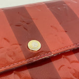 【6ga0055-k】ルイヴィトン 長財布 ヴェルニ レイユール ポルトフォイユ サラ M91716 ポムダムール【中古】レディース