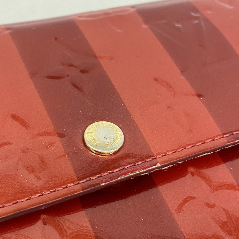 【6ga0055-k】ルイヴィトン 長財布 ヴェルニ レイユール ポルトフォイユ サラ M91716 ポムダムール【中古】レディース