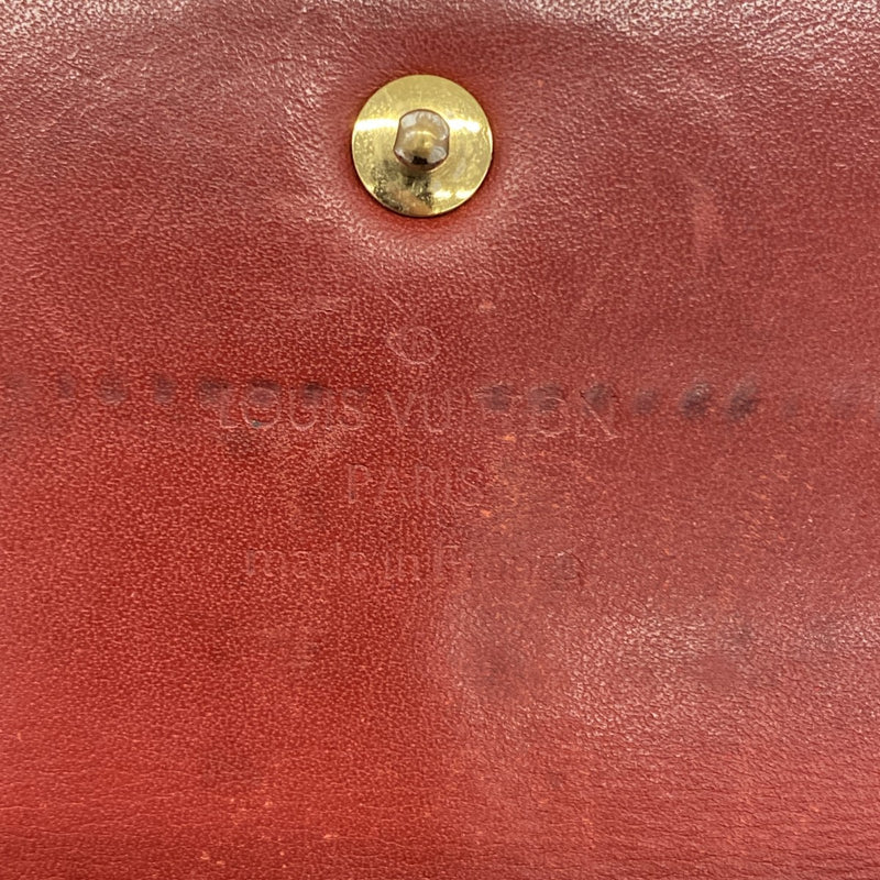 【6ga0055-k】ルイヴィトン 長財布 ヴェルニ レイユール ポルトフォイユ サラ M91716 ポムダムール【中古】レディース