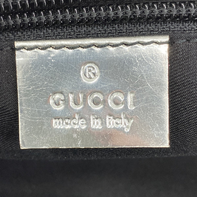 【6ga0064-k】グッチ ハンドバッグ GGキャンバス 131223 ナイロンキャンバス シルバー シルバー金具【中古】レディース