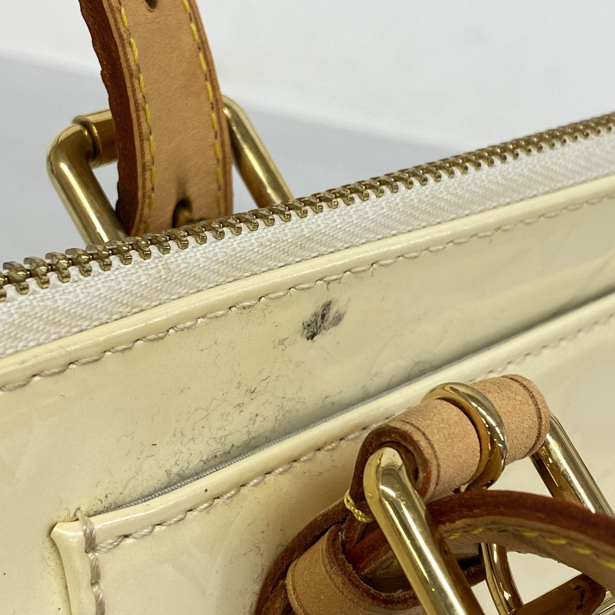 【6ga0071-k】ルイヴィトン ハンドバッグ ヴェルニ ローズウッドアベニュー M93508 ペルル【中古】レディース