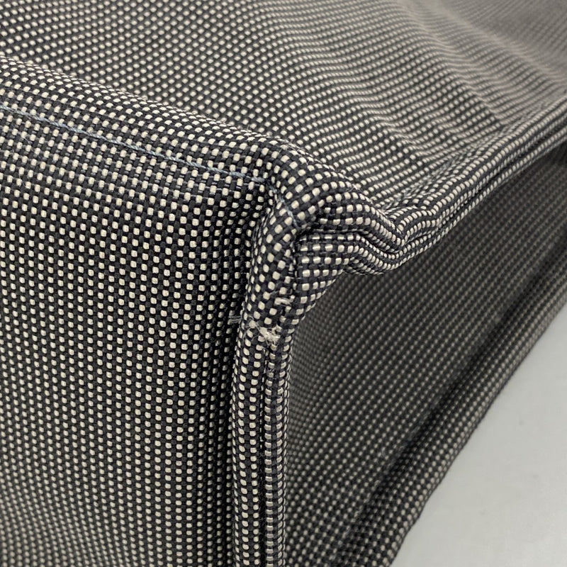 【6ga0073-k】エルメス トートバッグ エールラインMM キャンバス グレー シルバー金具【中古】メンズ レディース ユニセックス