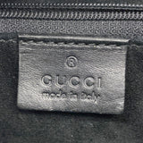 【6ga0075-k】グッチ ハンドバッグ 001 3750 ナイロン ブラック シルバー金具【中古】レディース