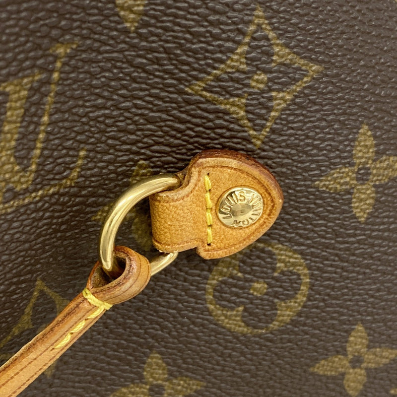 【6ga0102】ルイヴィトン トートバッグ モノグラム ネヴァーフルMM M40156 ブラウン【中古】レディース